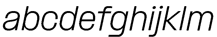 Formula Light Italic FONT