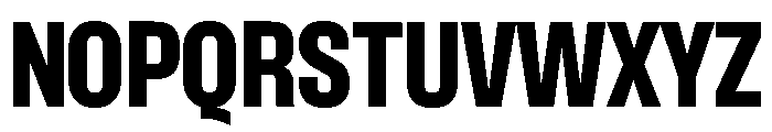 Formula Narrow Black 2 Font UPPERCASE