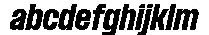 Formula Narrow Black Italic 2 FONT