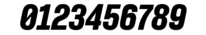 Formula Narrow Black Italic Font OTHER CHARS