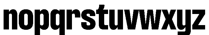 Formula Narrow Black Font LOWERCASE