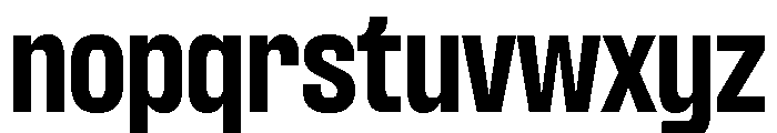Formula Narrow Extrabold 2 Font LOWERCASE