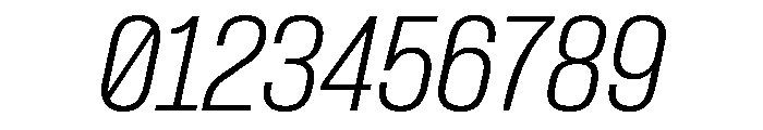 Formula Narrow Extralight Italic 2 Font OTHER CHARS