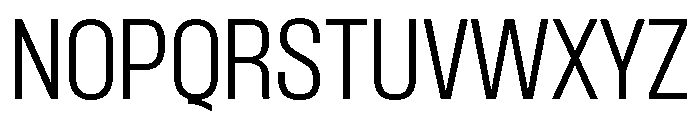Formula Narrow Light 2 Font UPPERCASE