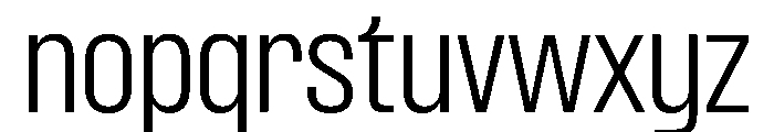 Formula Narrow Light 2 Font LOWERCASE