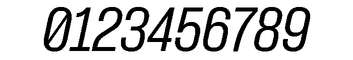 Formula Narrow Light Italic Font OTHER CHARS