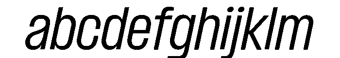 Formula Narrow Light Italic FONT