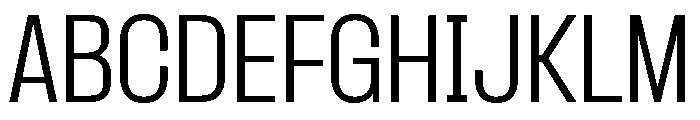 Formula Narrow Light Font UPPERCASE