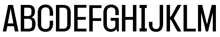 Formula Narrow Medium 2 Font UPPERCASE