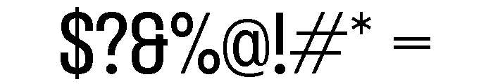 Formula Narrow Medium Font OTHER CHARS