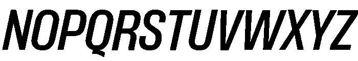 Formula Narrow Semibold Italic 2 Font UPPERCASE
