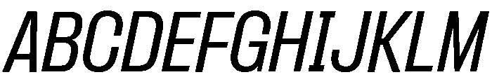 Formula Narrow Variable Regular 2 Font UPPERCASE