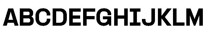Formula Normal Black 2 Font UPPERCASE