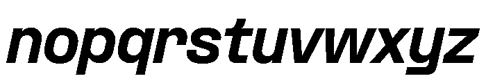 Formula Normal Black Italic Font LOWERCASE