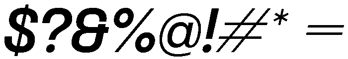 Formula Normal Bold Italic Font OTHER CHARS