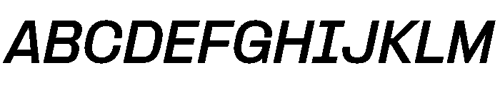 Formula Normal Bold Italic Font UPPERCASE