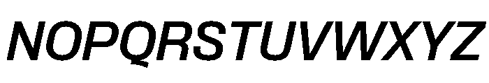 Formula Normal Bold Italic Font UPPERCASE