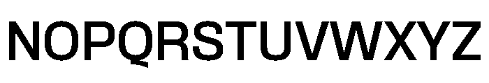 Formula Normal Bold Font UPPERCASE