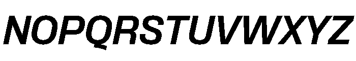 Formula Normal Extrabold Italic 2 Font UPPERCASE