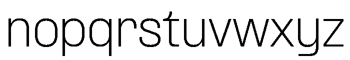 Formula Normal Extralight Font LOWERCASE