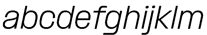Formula Normal Light Italic FONT