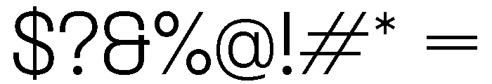 Formula Normal Light Font OTHER CHARS