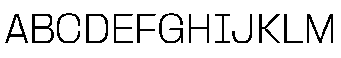 Formula Normal Light Font UPPERCASE