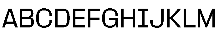 Formula Normal Medium Font UPPERCASE
