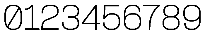 Formula Normal Thin Font OTHER CHARS