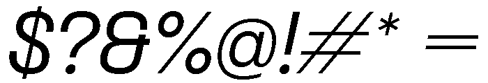 Formula Normal Variable Regular 2 Font OTHER CHARS