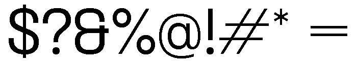 Formula Normal Variable Regular 3 Font OTHER CHARS