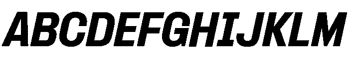 Formula Semi Condensed Black Italic 2 Font UPPERCASE