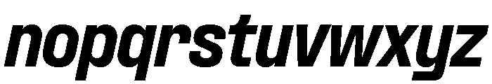 Formula Semi Condensed Black Italic 2 Font LOWERCASE