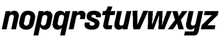 Formula Semi Condensed Black Italic Font LOWERCASE