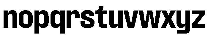 Formula Semi Condensed Black Font LOWERCASE