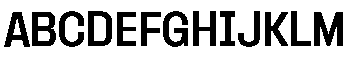 Formula Semi Condensed Bold Font UPPERCASE