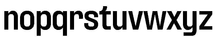 Formula Semi Condensed Bold Font LOWERCASE