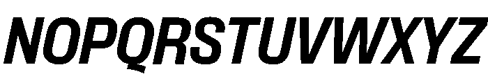 Formula Semi Condensed Extrabold Italic 2 Font UPPERCASE