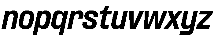Formula Semi Condensed Extrabold Italic 2 Font LOWERCASE