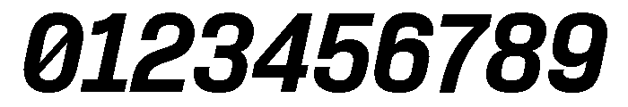 Formula Semi Condensed Extrabold Italic Font OTHER CHARS