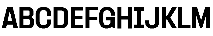 Formula Semi Condensed Extrabold Font UPPERCASE
