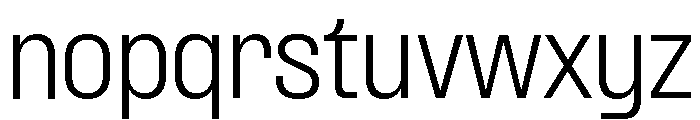 Formula Semi Condensed Light Font LOWERCASE