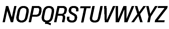 Formula Semi Condensed Semibold Italic 2 Font UPPERCASE
