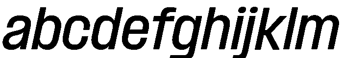 Formula Semi Condensed Semibold Italic 2 FONT