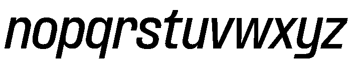 Formula Semi Condensed Semibold Italic 2 Font LOWERCASE