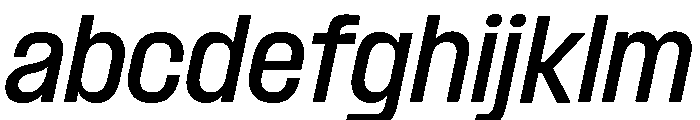 Formula Semi Condensed Semibold Italic FONT