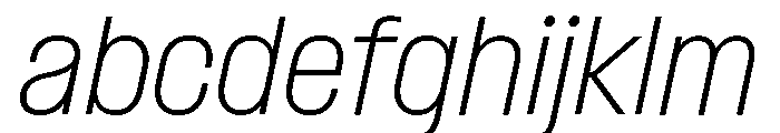 Formula Semi Condensed Thin Italic FONT