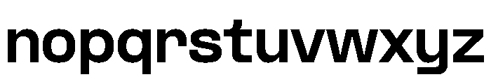 Formula Semi Extended Black 2 Font LOWERCASE