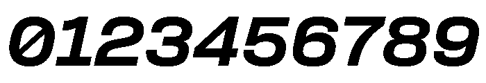 Formula Semi Extended Black Italic 2 Font OTHER CHARS