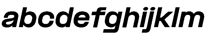 Formula Semi Extended Black Italic 2 FONT